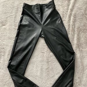 Express pleather leggings